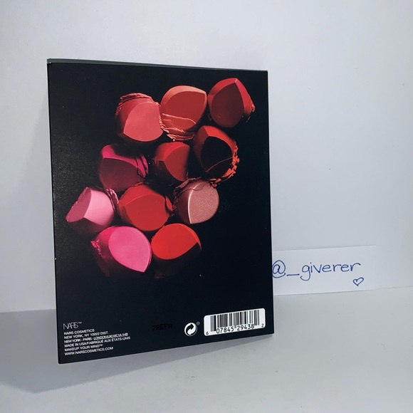 8 Shades! NARS Audacious Lipstick 💄 8x Sample Card! Rare Discontinued - Picture 7 of 16
